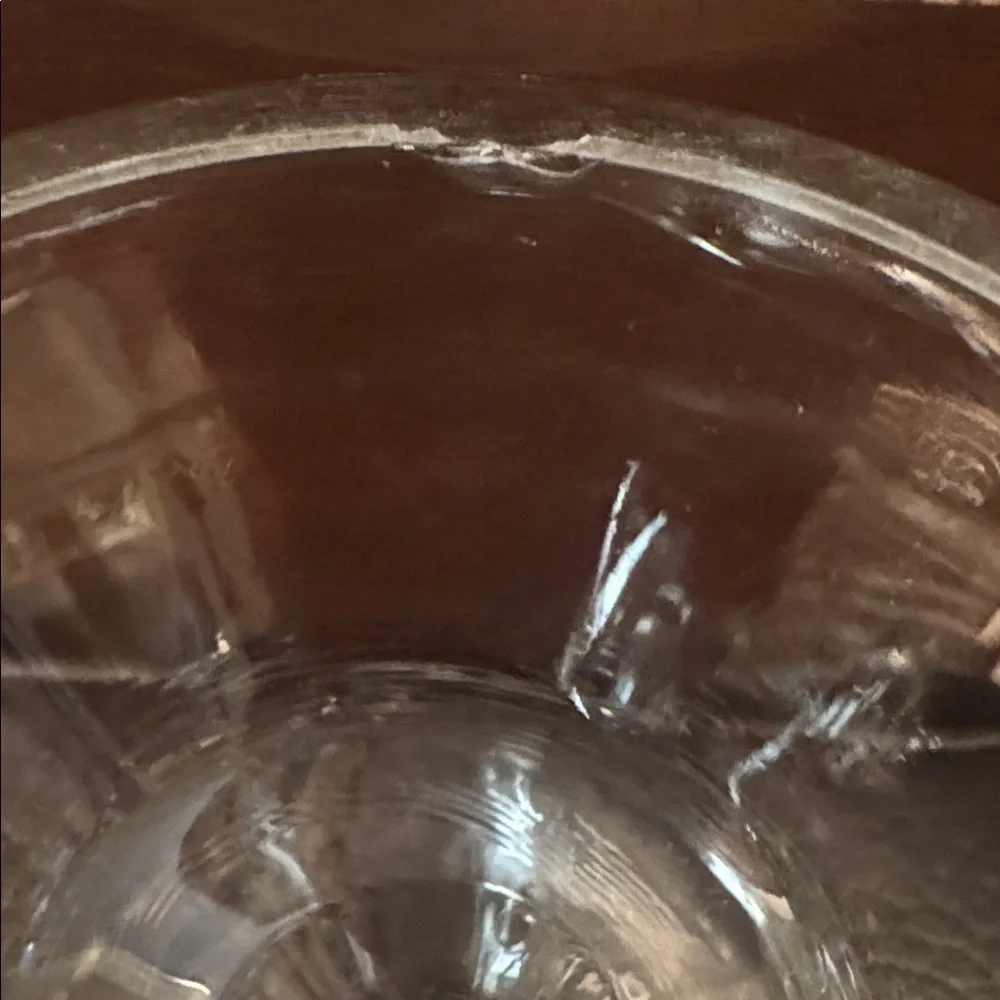 Votive or Tea Light Candle Holder w/4 Glass Cups on an Arched Metal Holder
